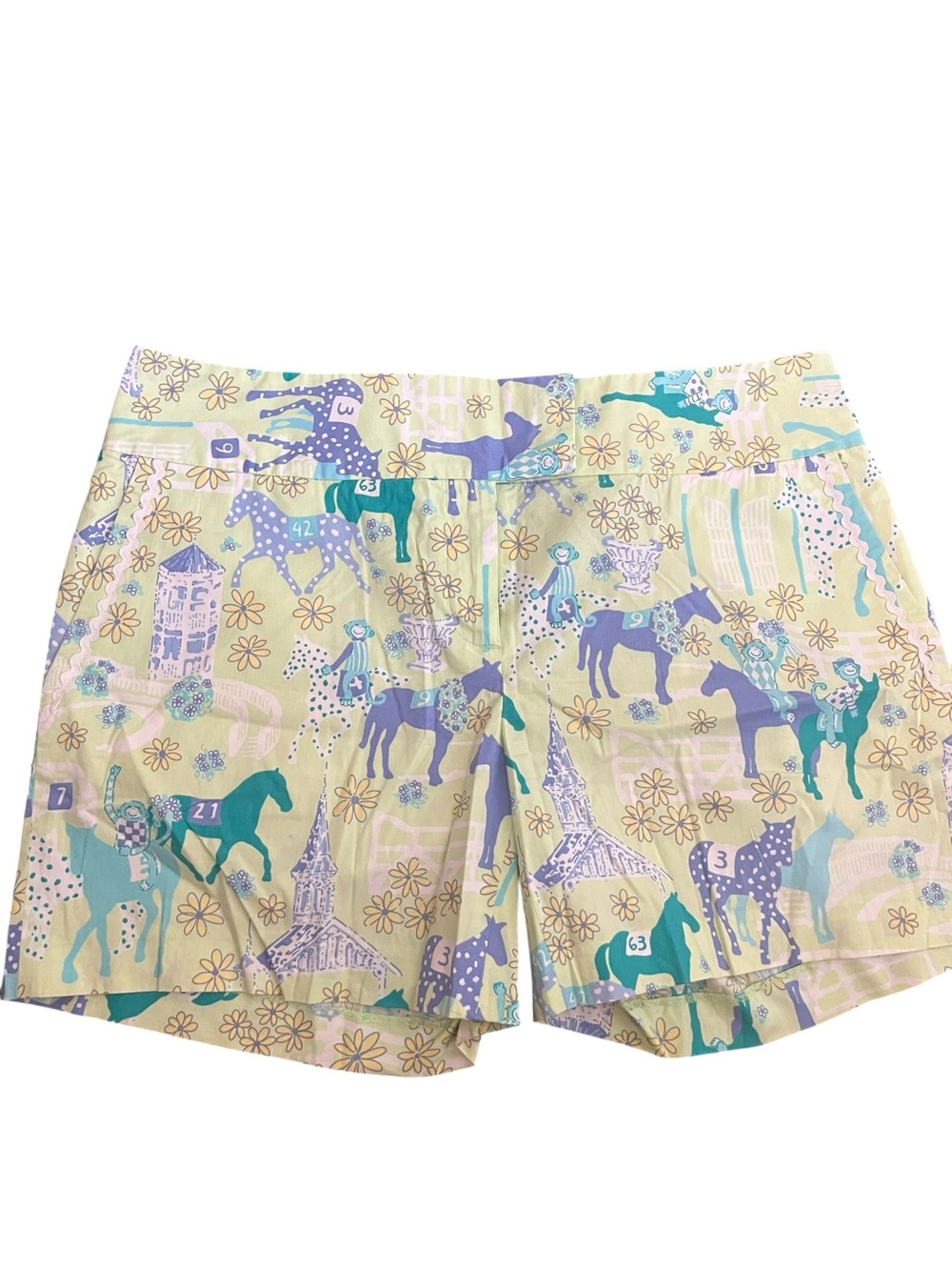 Vintage Lilly Pulitzer “Low Rider” Hip Hugger Shorts Size 8